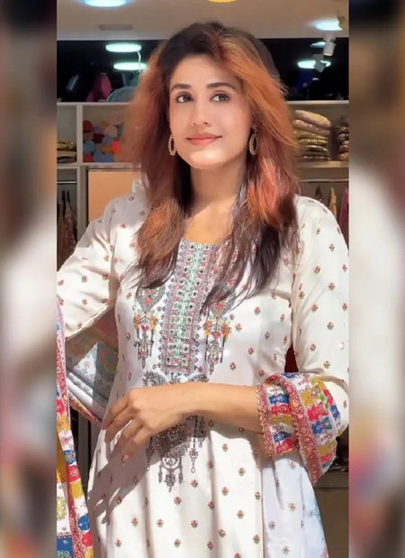 Gulista Premium Muslin Kurti With Plazzo Dupatta Wholesale Suppliers In Mumbai